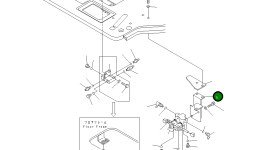 Кронштейн 22M-54-11844 Komatsu