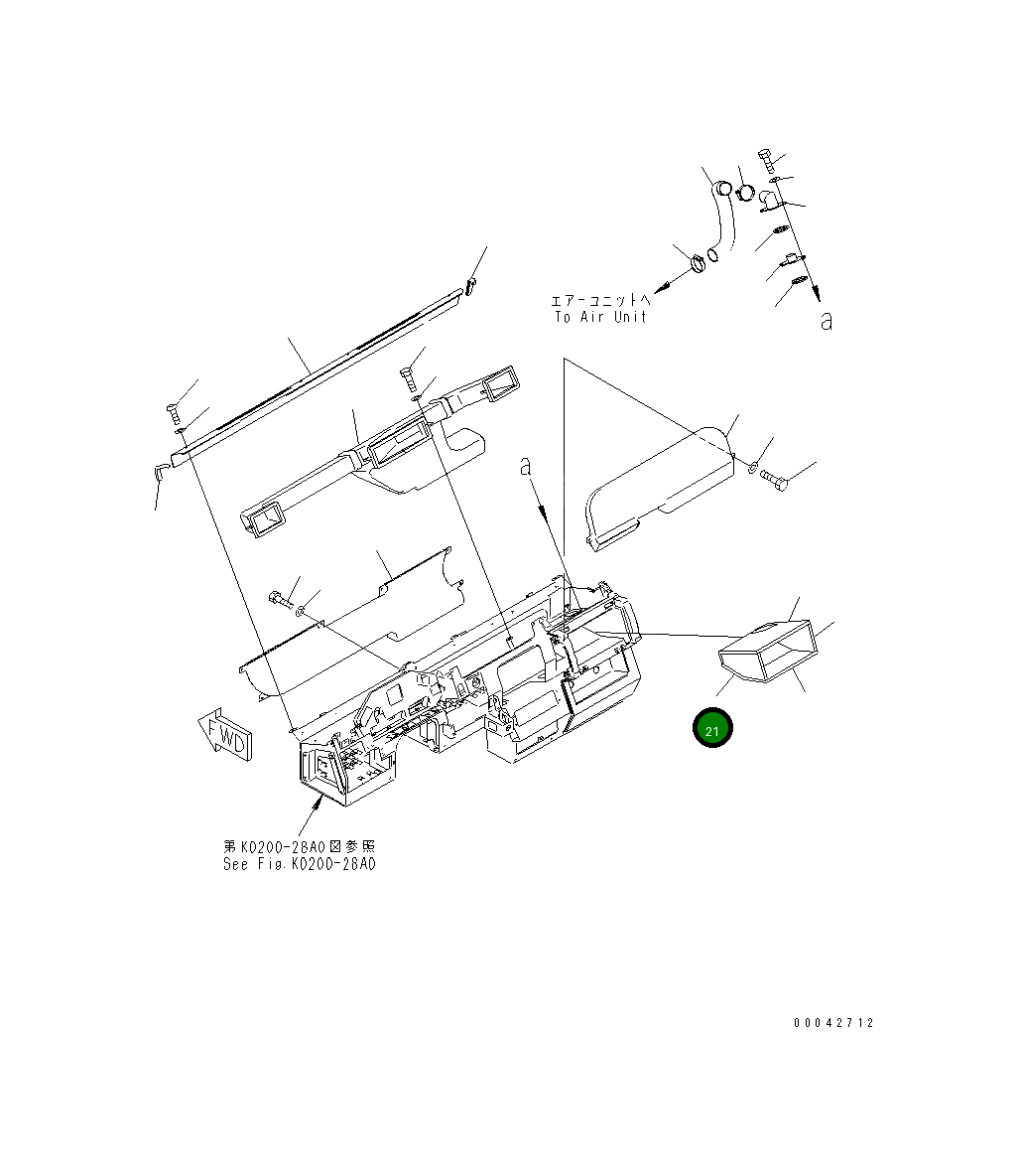 Лист 561-07-82440 Komatsu