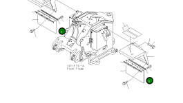 Кронштейн 41D-54-24180 Komatsu
