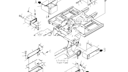 Кронштейн 8255-54-1650 Komatsu