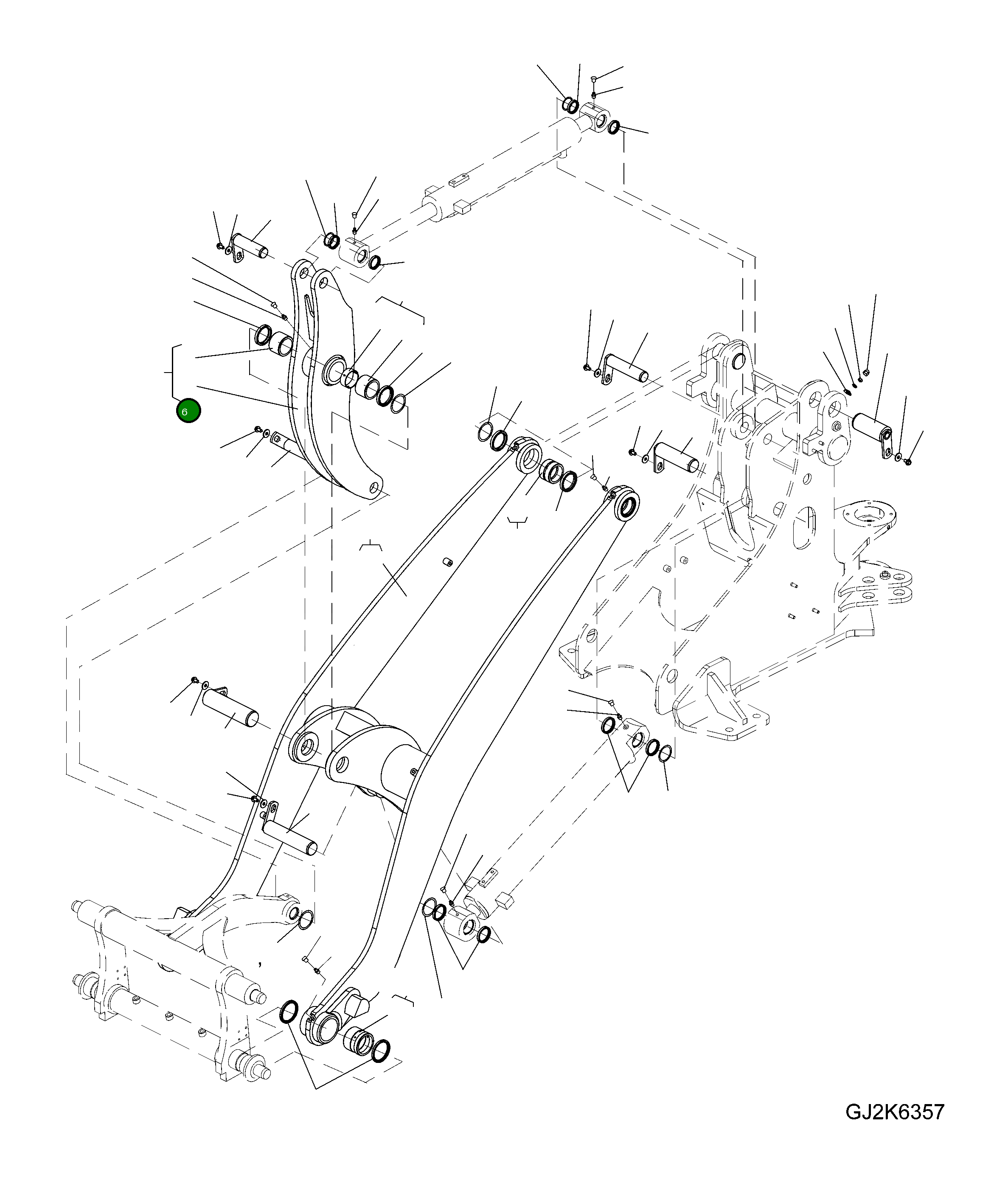 Коромысло 42T-70-21021 Komatsu