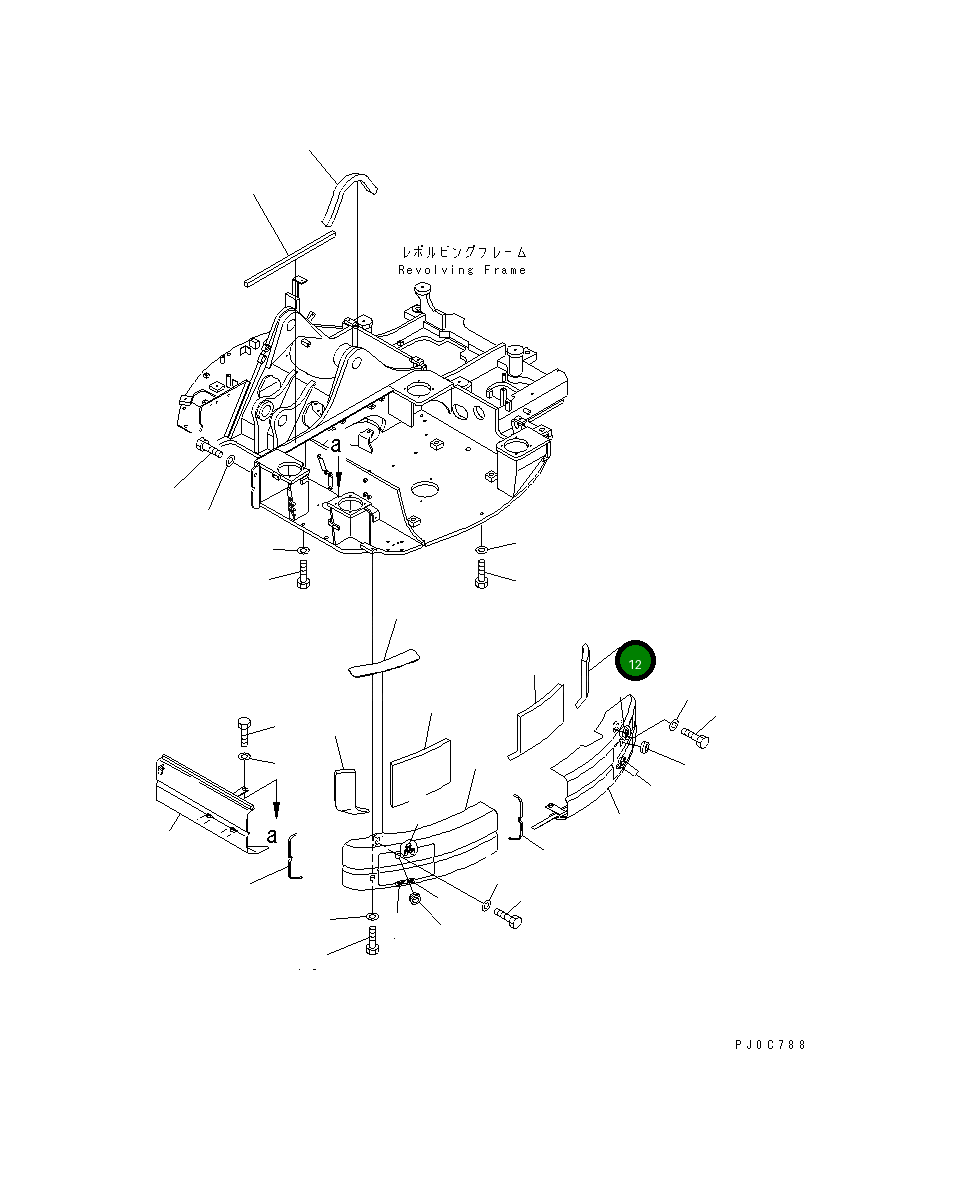 Лист 21W-46-38830 Komatsu