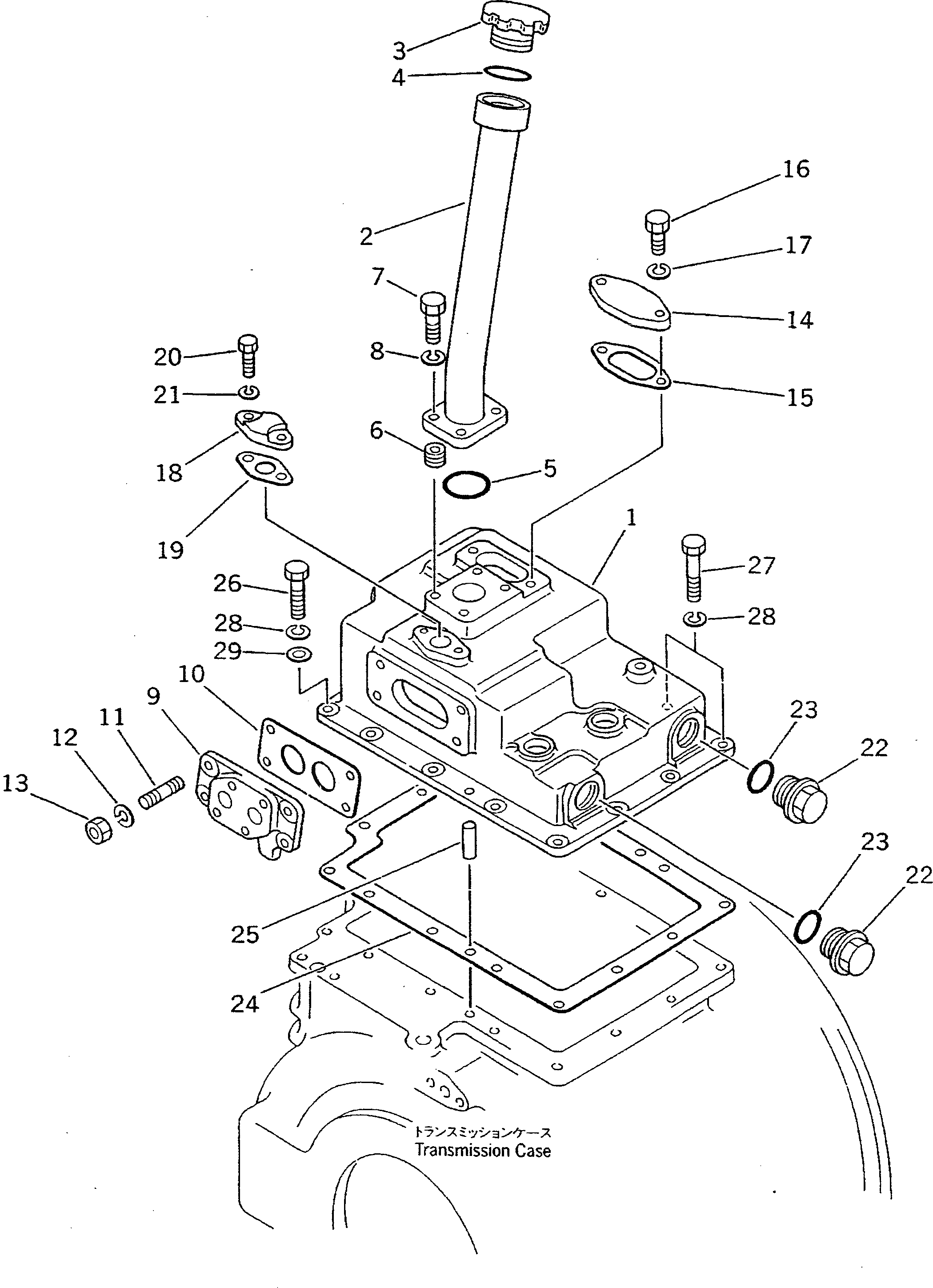 Корпус 145-15-45821 Komatsu