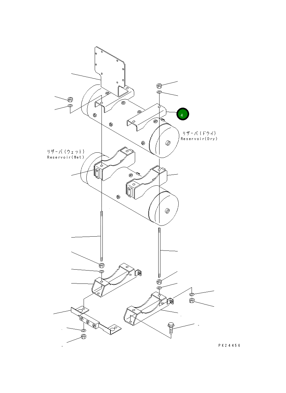 Кронштейн 581-35-11930 Komatsu