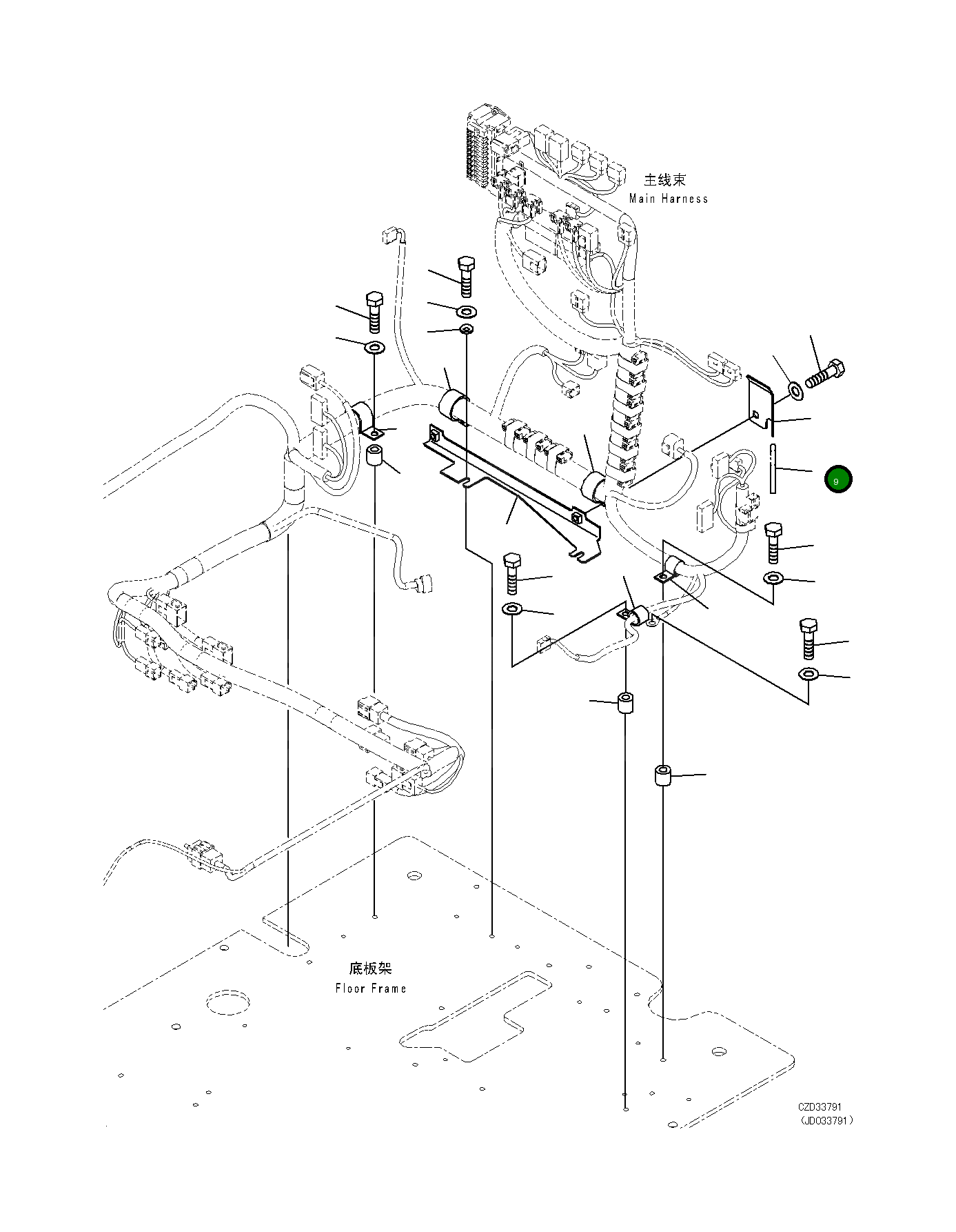 Отделка 20Y-53-14170 Komatsu