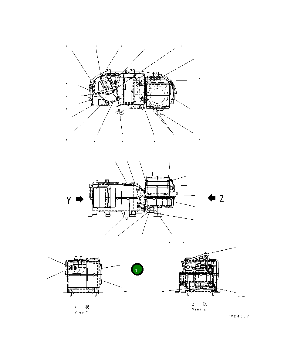 Корпус DK534134-5300 Komatsu