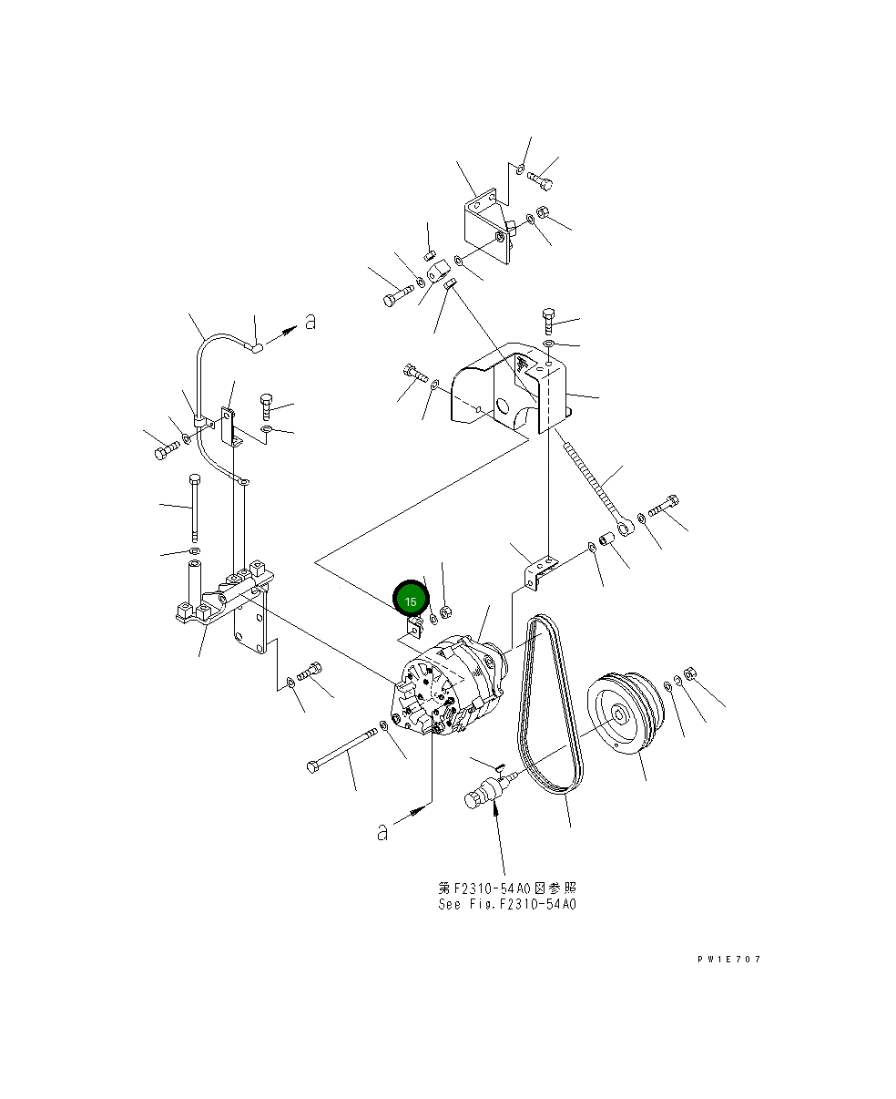 Кронштейн 19M-06-12290 Komatsu
