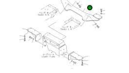 Кронштейн 103-Y78-5211 Komatsu