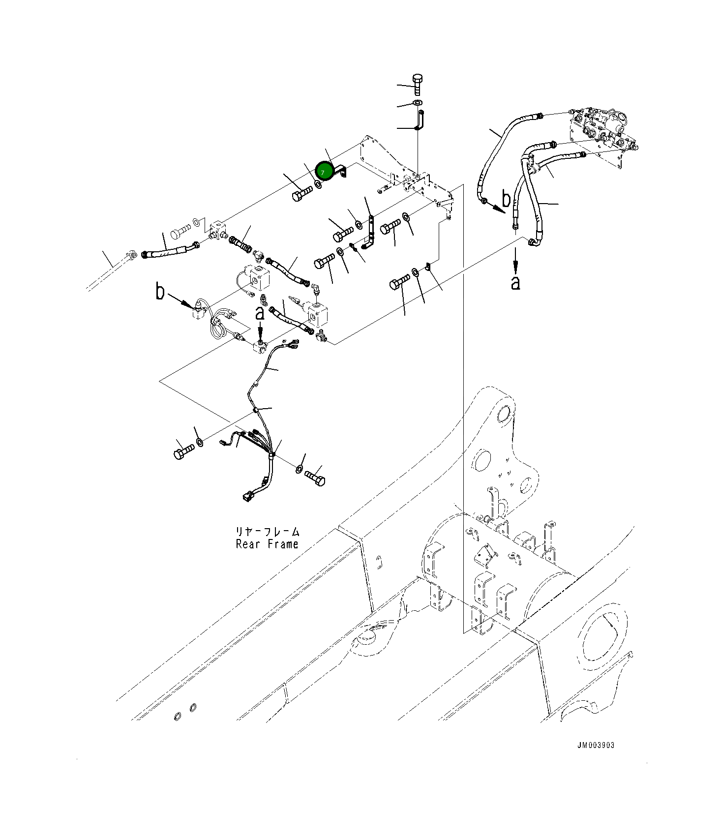 Кронштейн 561-88-86340 Komatsu