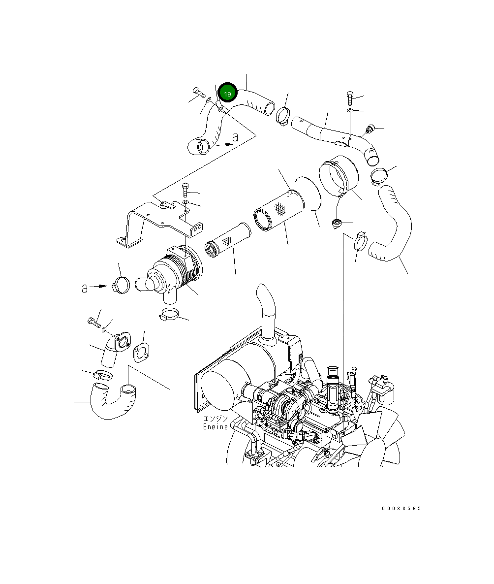 Клипса 21W-01-41410 Komatsu
