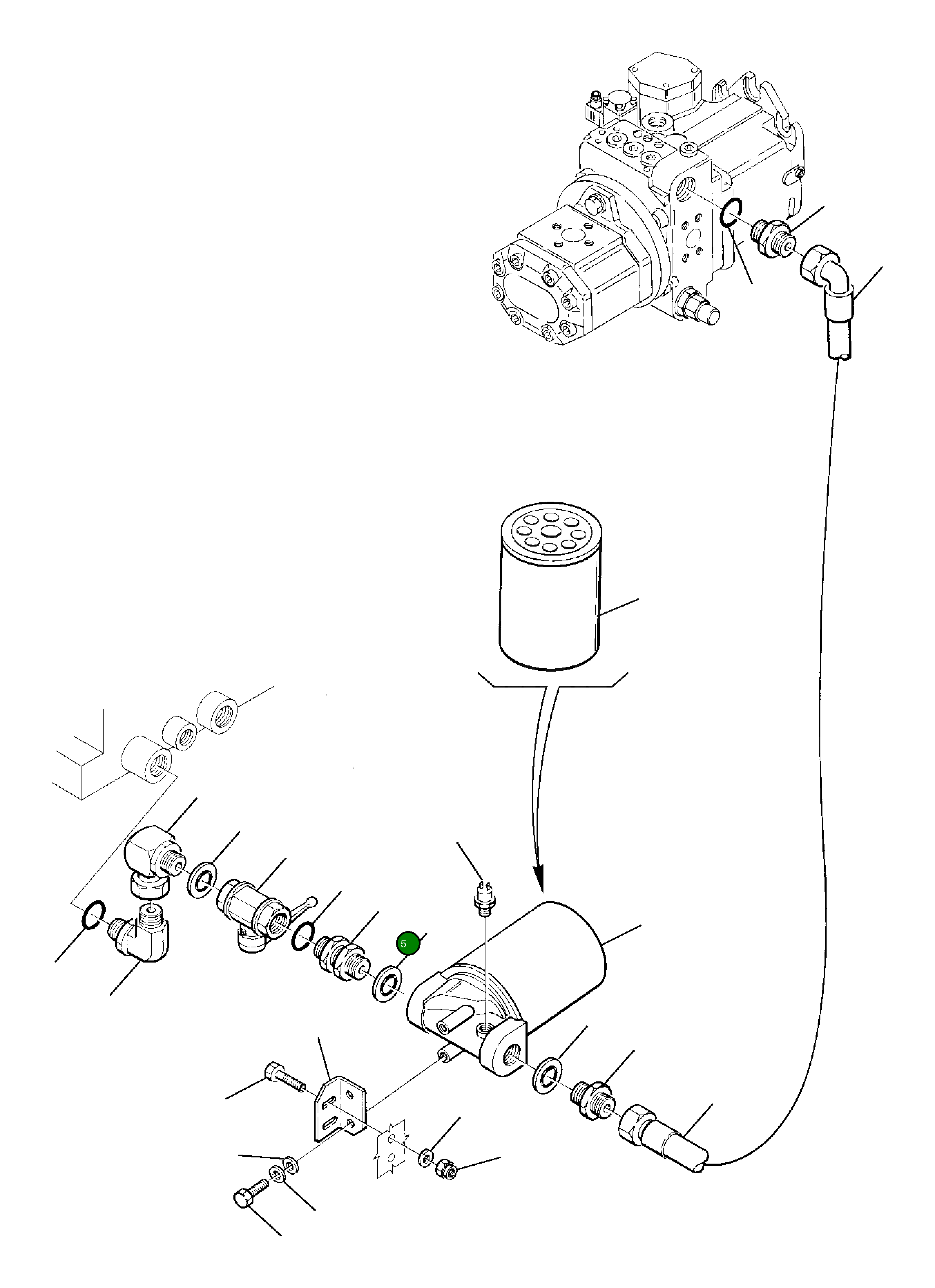 Кран 500341102 Komatsu