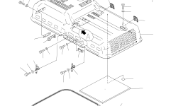 Капот 2A5-54-25711 Komatsu