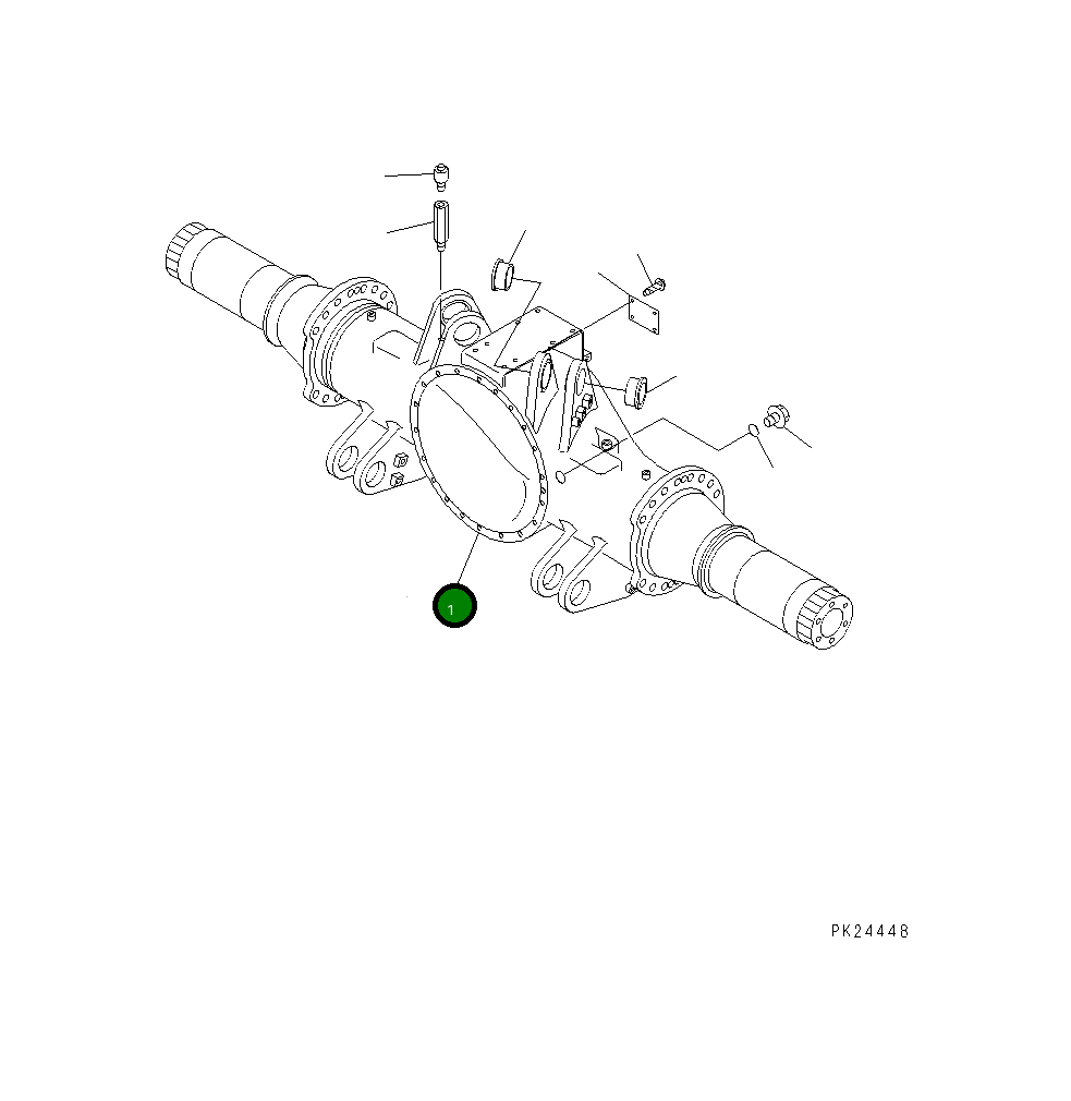 Корпус 567-95-71151 Komatsu