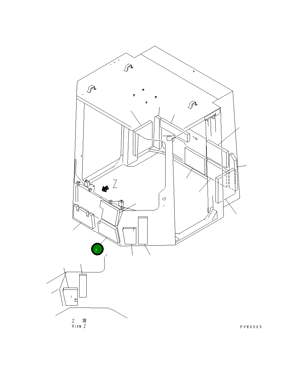 Лист 42C-56-12530 Komatsu