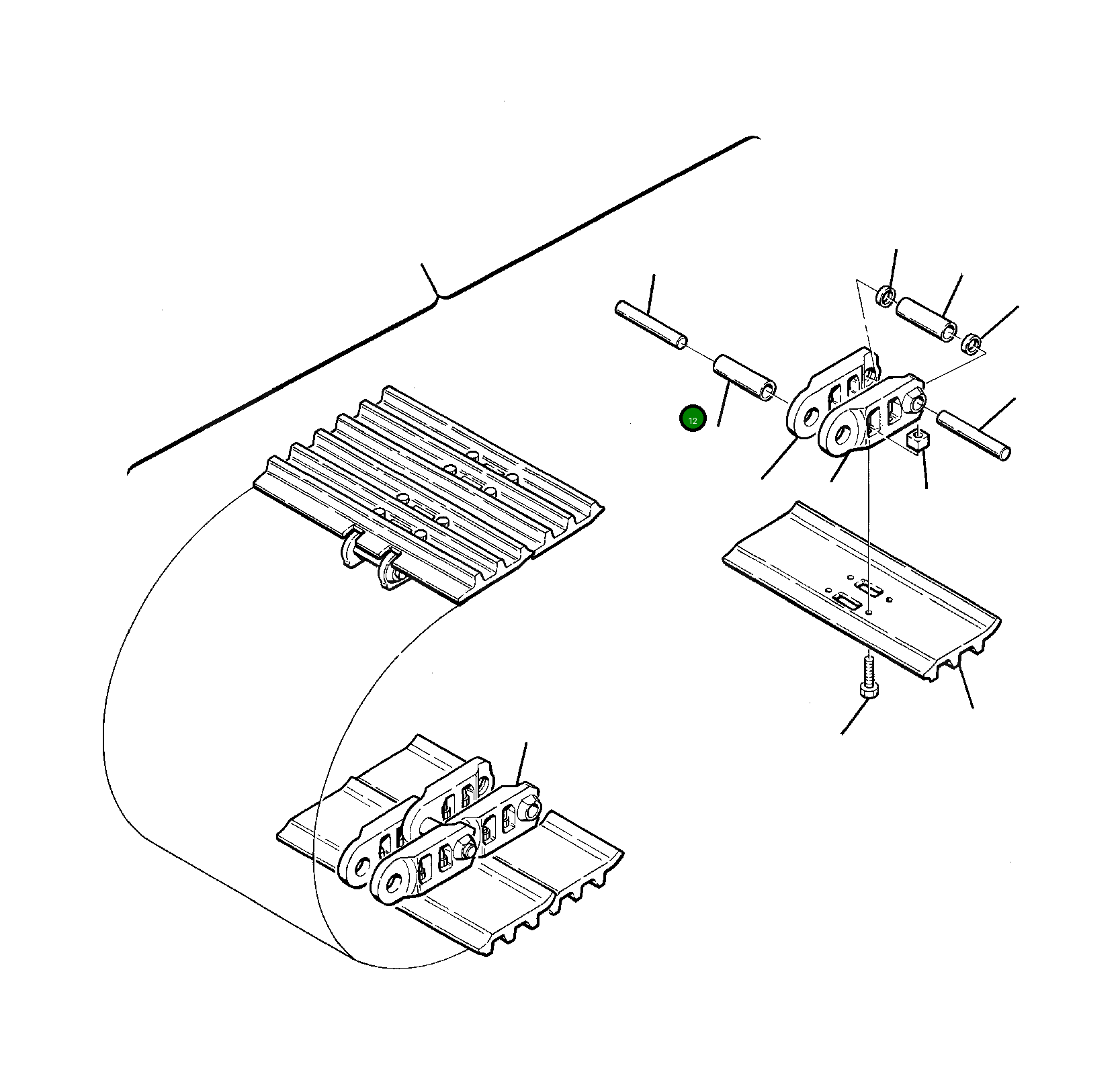 Палец 22E-32-11170 Komatsu