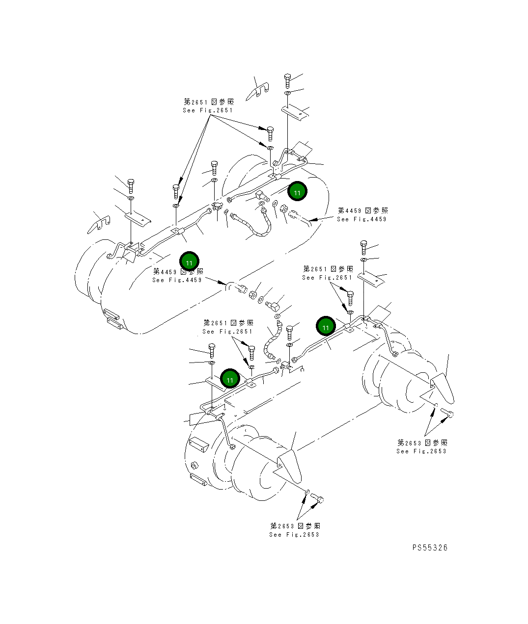Клипса 234-44-33180 Komatsu