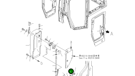 Кронштейн 198-Z11-3470 Komatsu