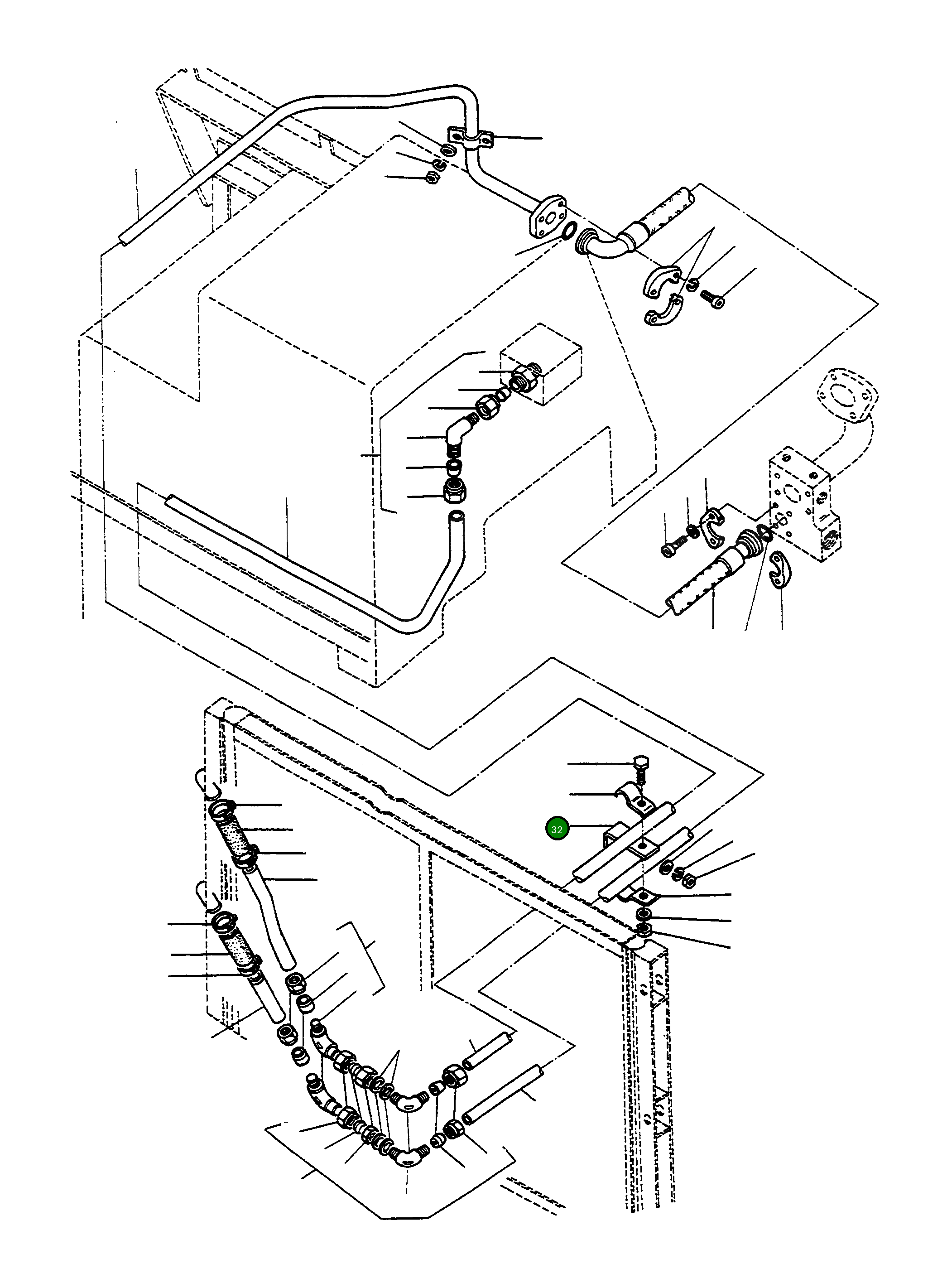 Кронштейн 2923566M1 Komatsu