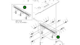 Коллекторный блок 20K-62-31252 Komatsu