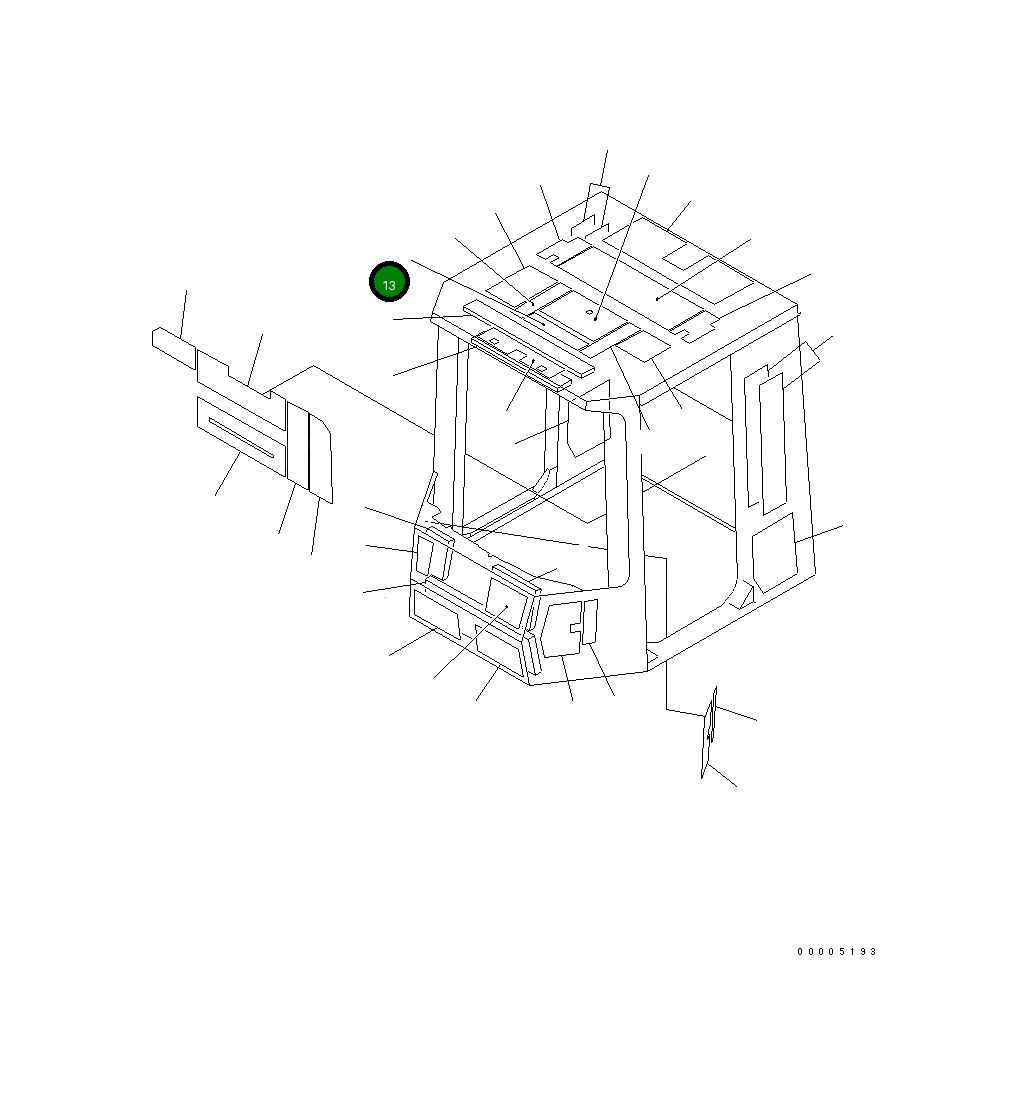 Лист 428-56-21490 Komatsu