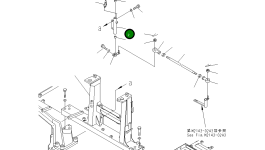Кронштейн 195-43-52130 Komatsu