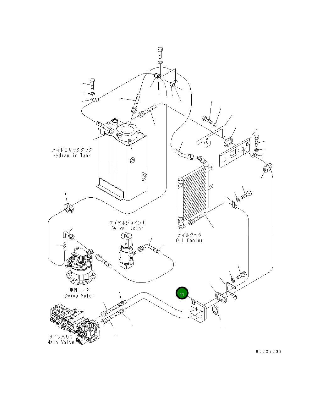 Лист 22F-62-12380 Komatsu