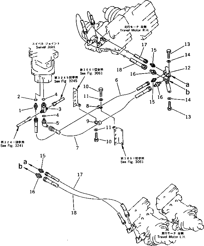 Шланг 07103-50516 Komatsu