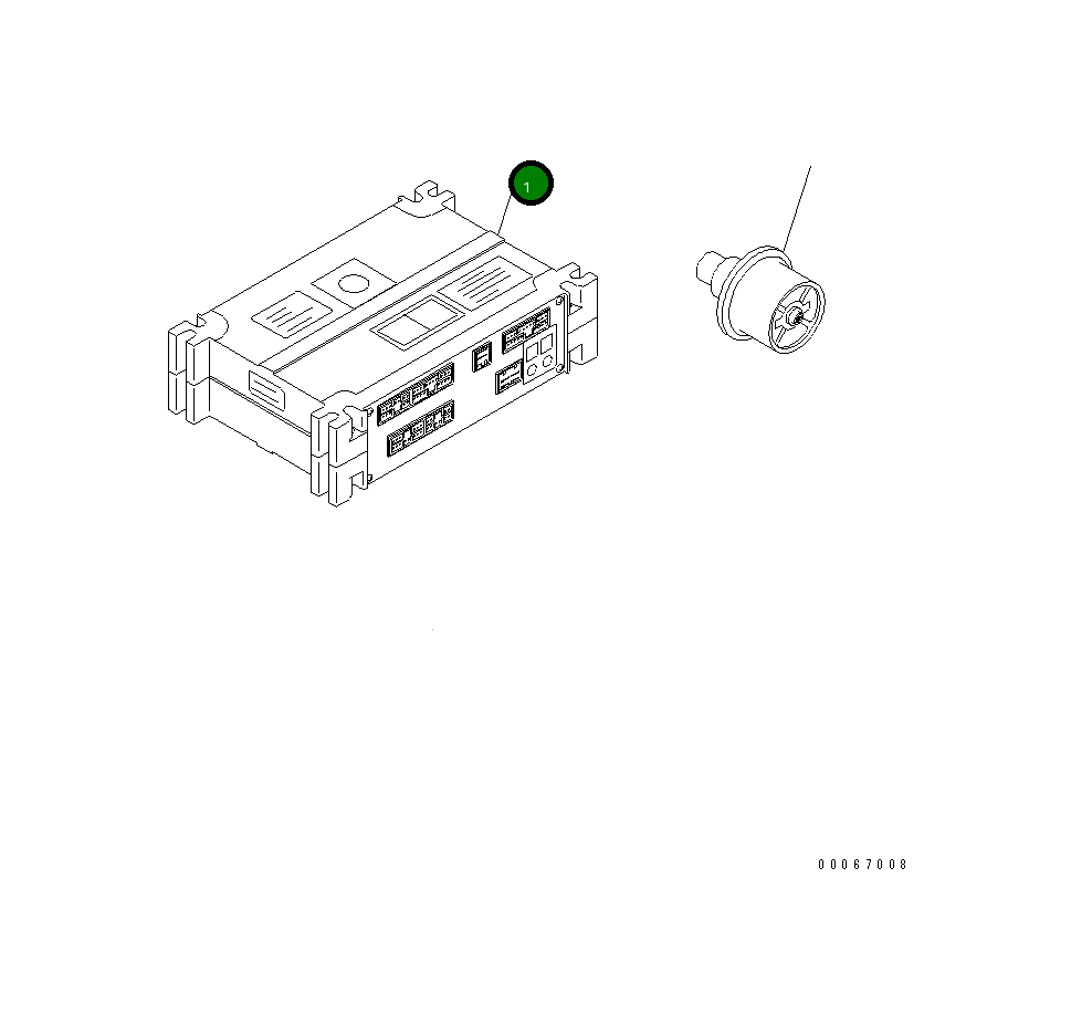 Контроллер 7872-10-1000 Komatsu