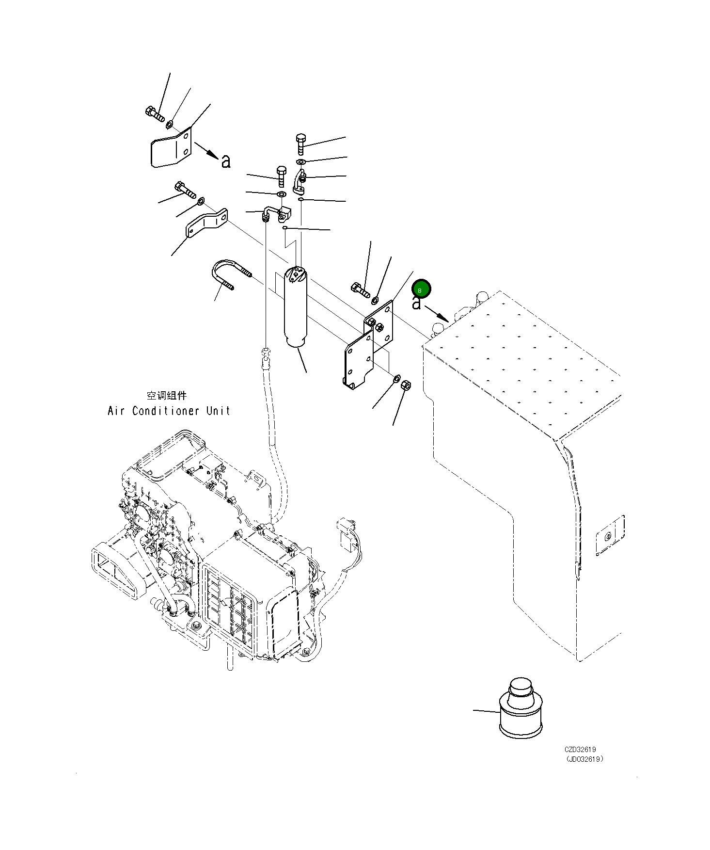 Кронштейн 21M-979-2192 Komatsu