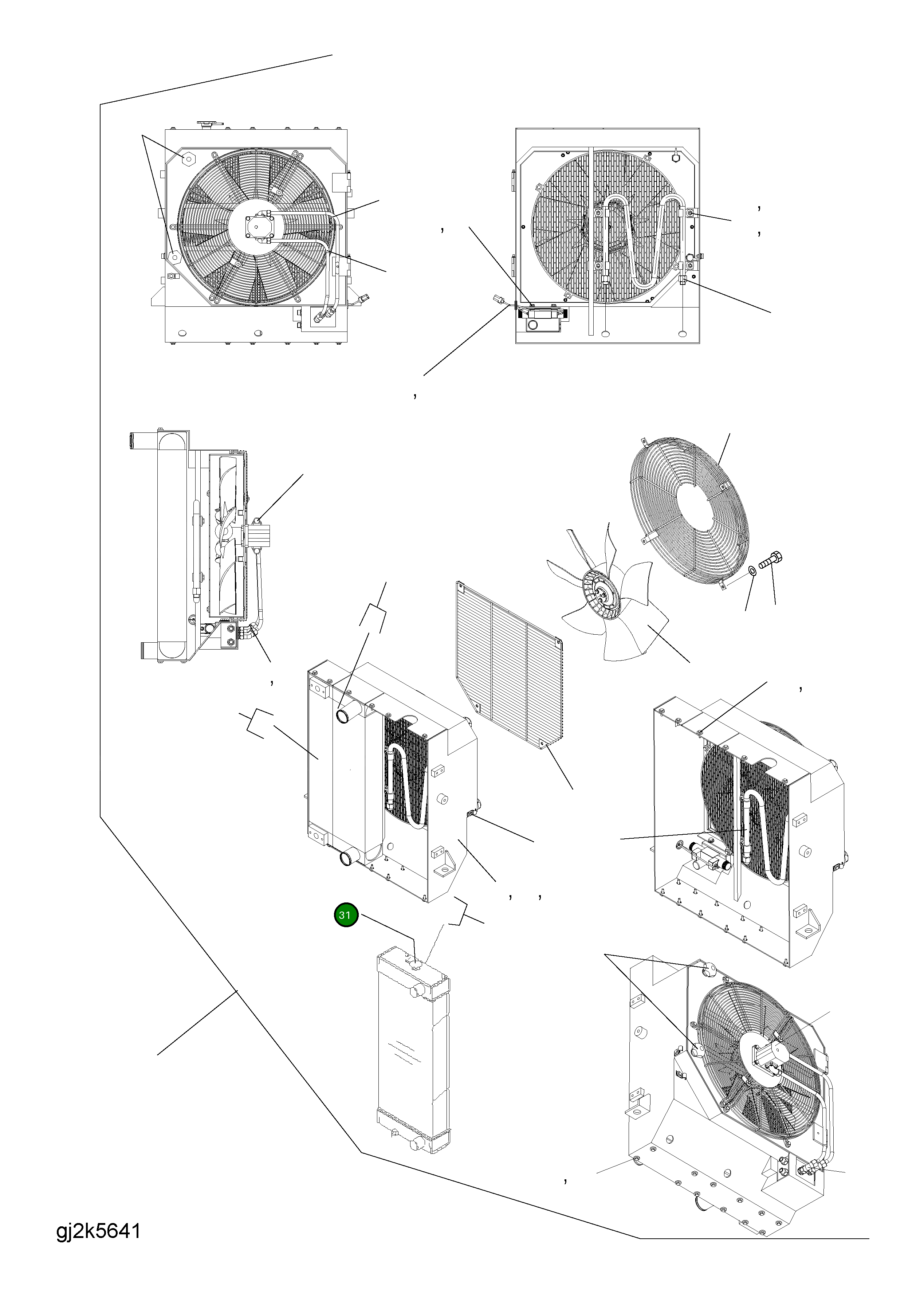 Колпак 418-03-H0P11 Komatsu