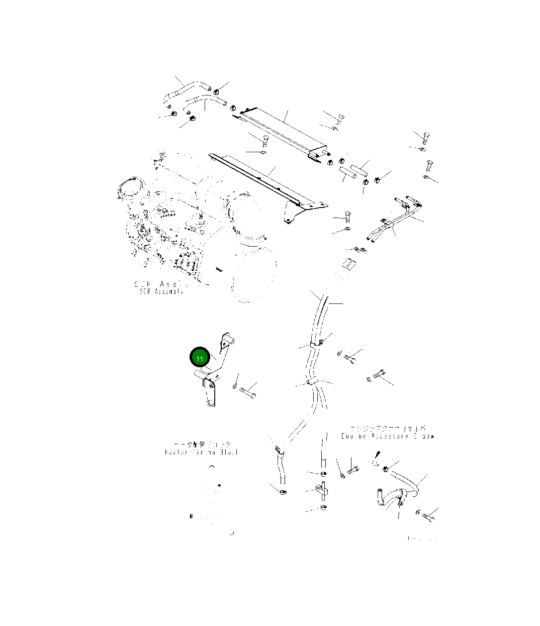 Кронштейн 419-02-61491 Komatsu