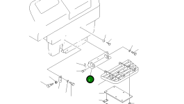 Кронштейн 26A-54-13450 Komatsu