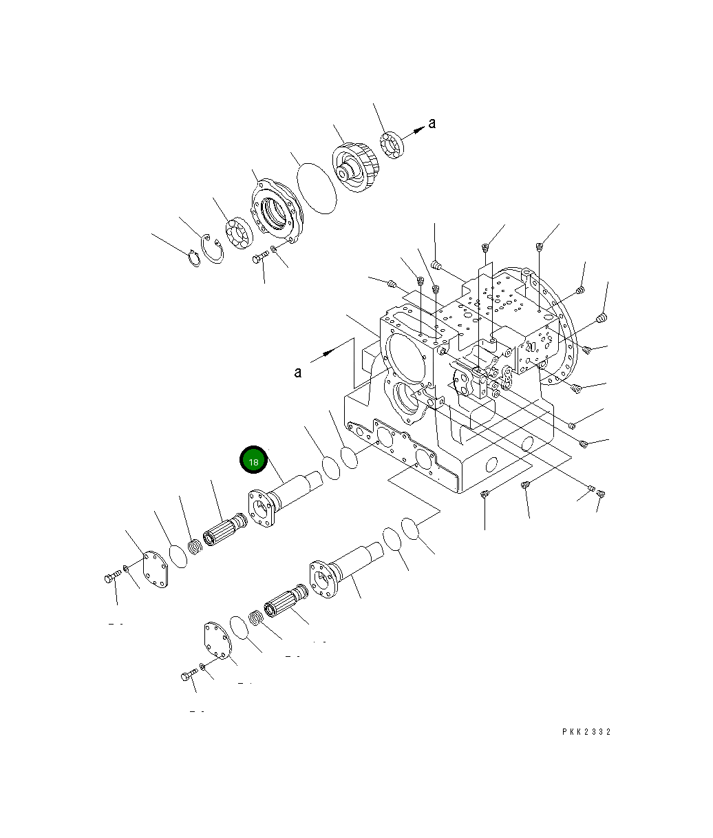 Корпус 12G-15-51710 Komatsu