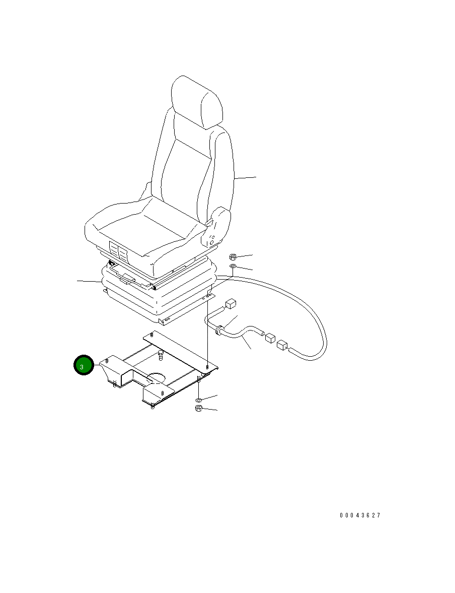 Кронштейн 17A-57-41141 Komatsu