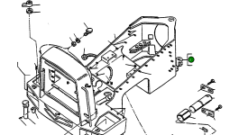 Кронштейн станины 4215685M2 Komatsu