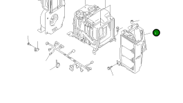 Короб фильтра, в сборе ND146340-0473 Komatsu