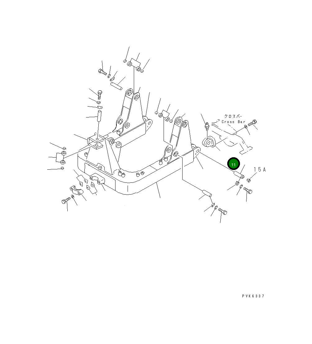 Кронштейн 114-72-31260 Komatsu