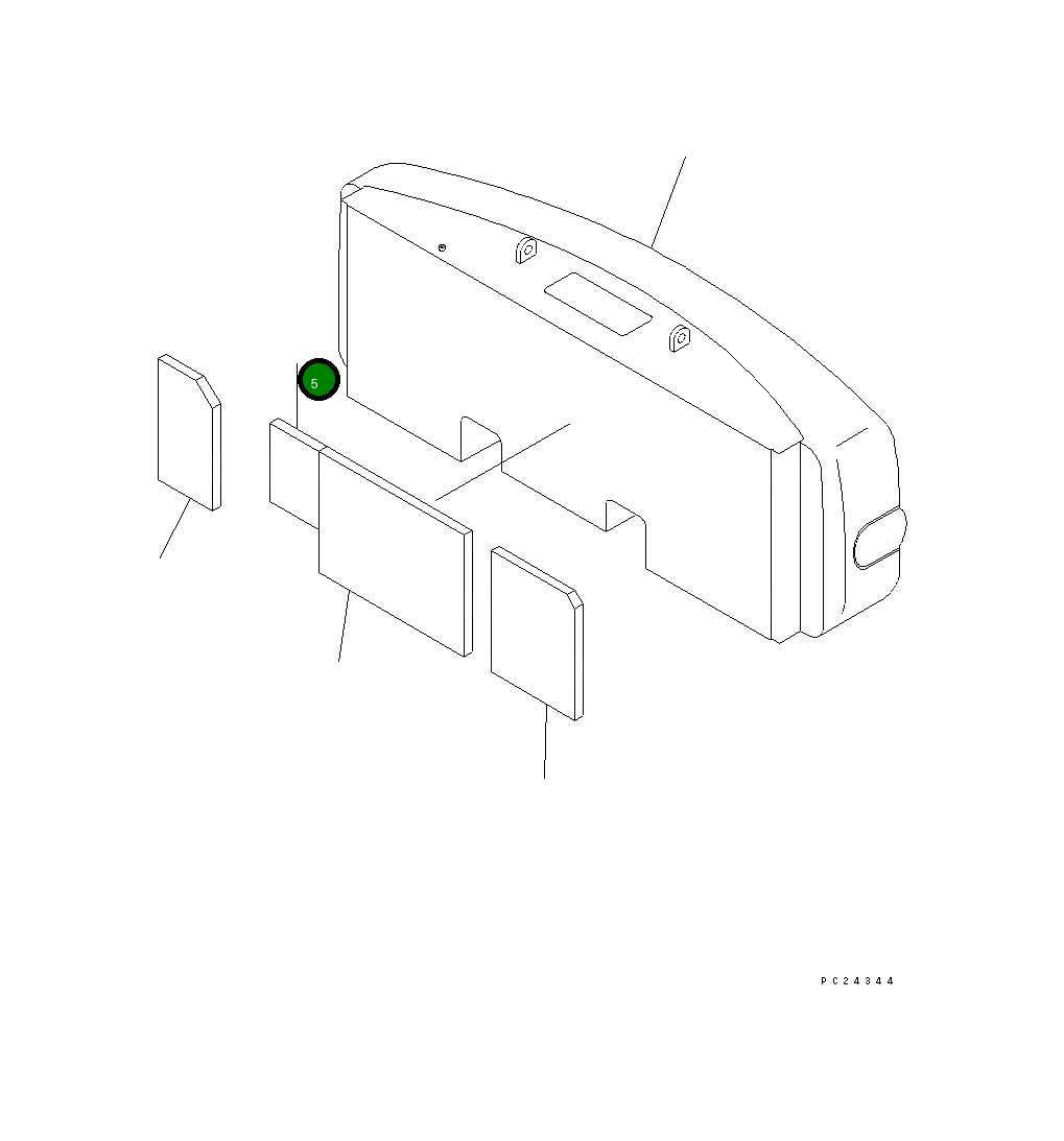 Лист 207-46-64150 Komatsu