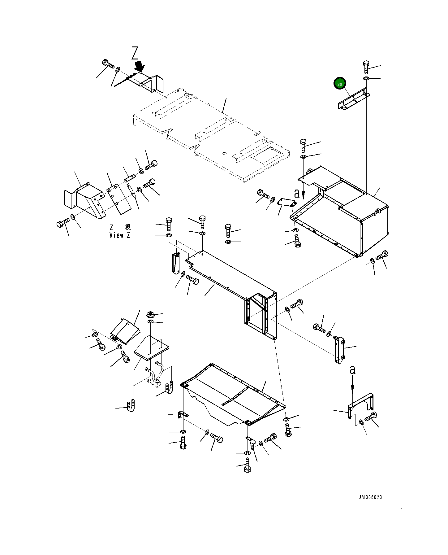 Кронштейн 561-84-84710 Komatsu