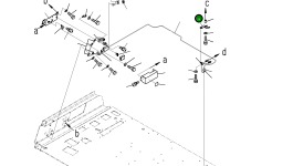 Кронштейн 569-95-88390 Komatsu