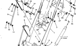 Кронштейн FF7819-36310 Komatsu