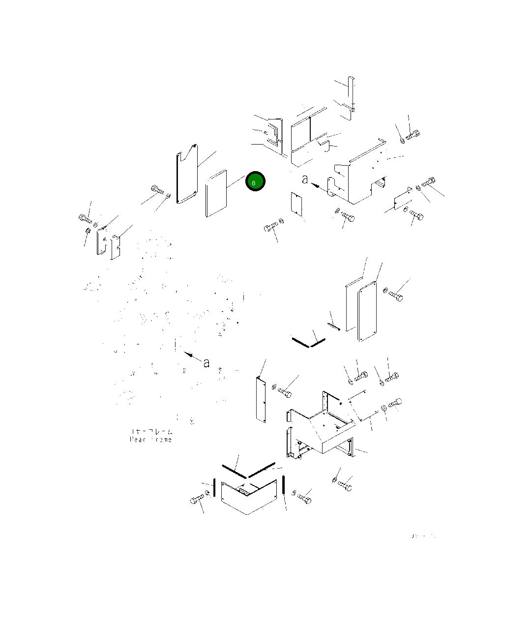 Лист 425-Z90-5461 Komatsu