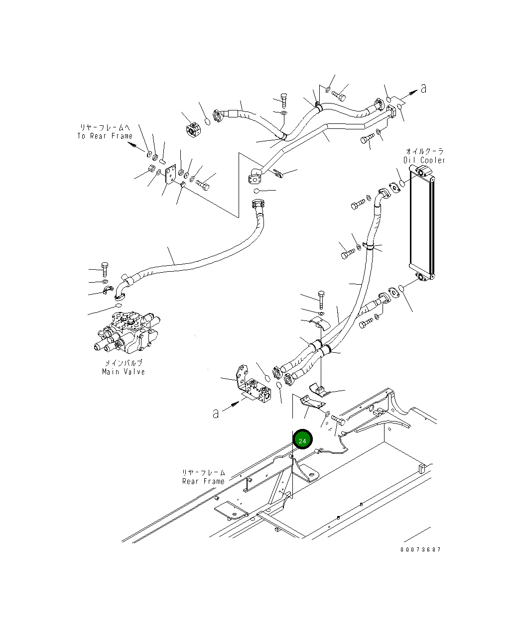 Кронштейн 419-62-33141 Komatsu
