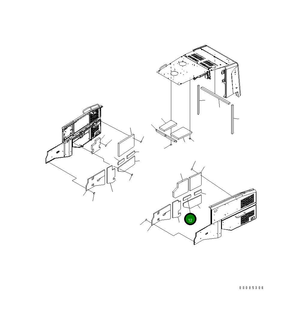 Лист 425-Z90-3560 Komatsu