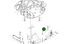 Лист 21W-46-38163 Komatsu
