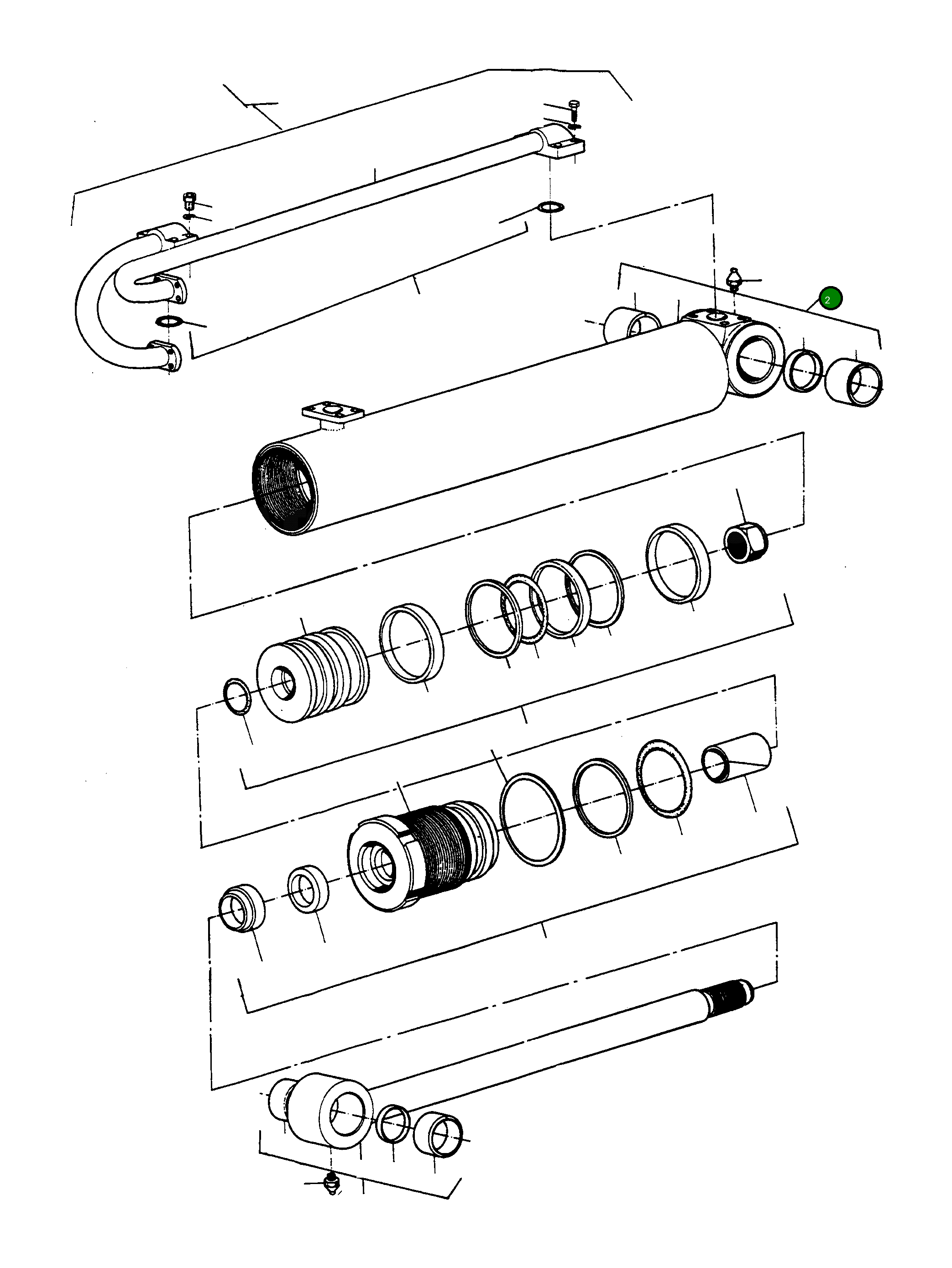 Корпус 1609573M91 Komatsu