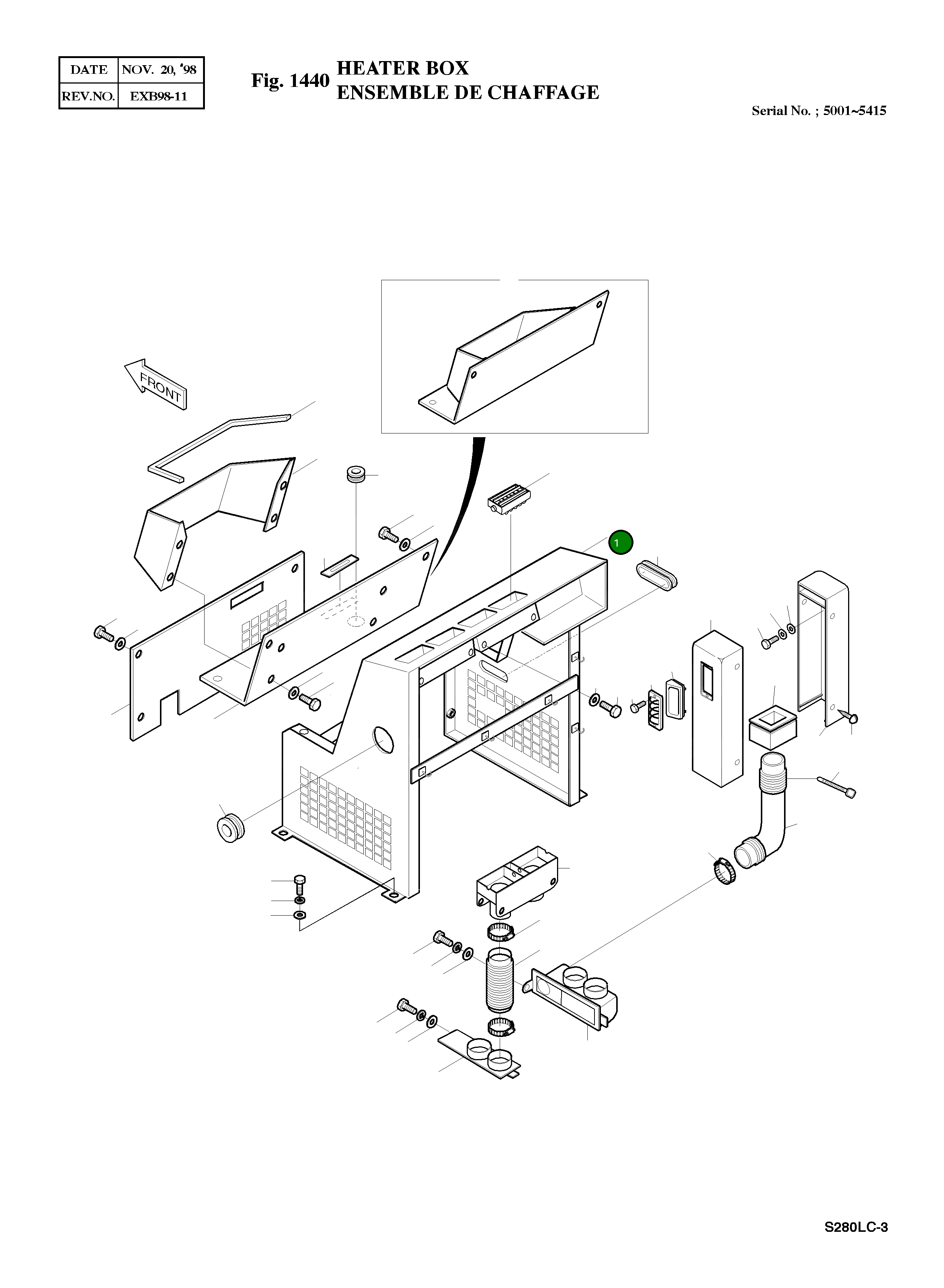 Опора 2195-3715E Komatsu