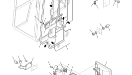 Кронштейн 3F0547738 Komatsu