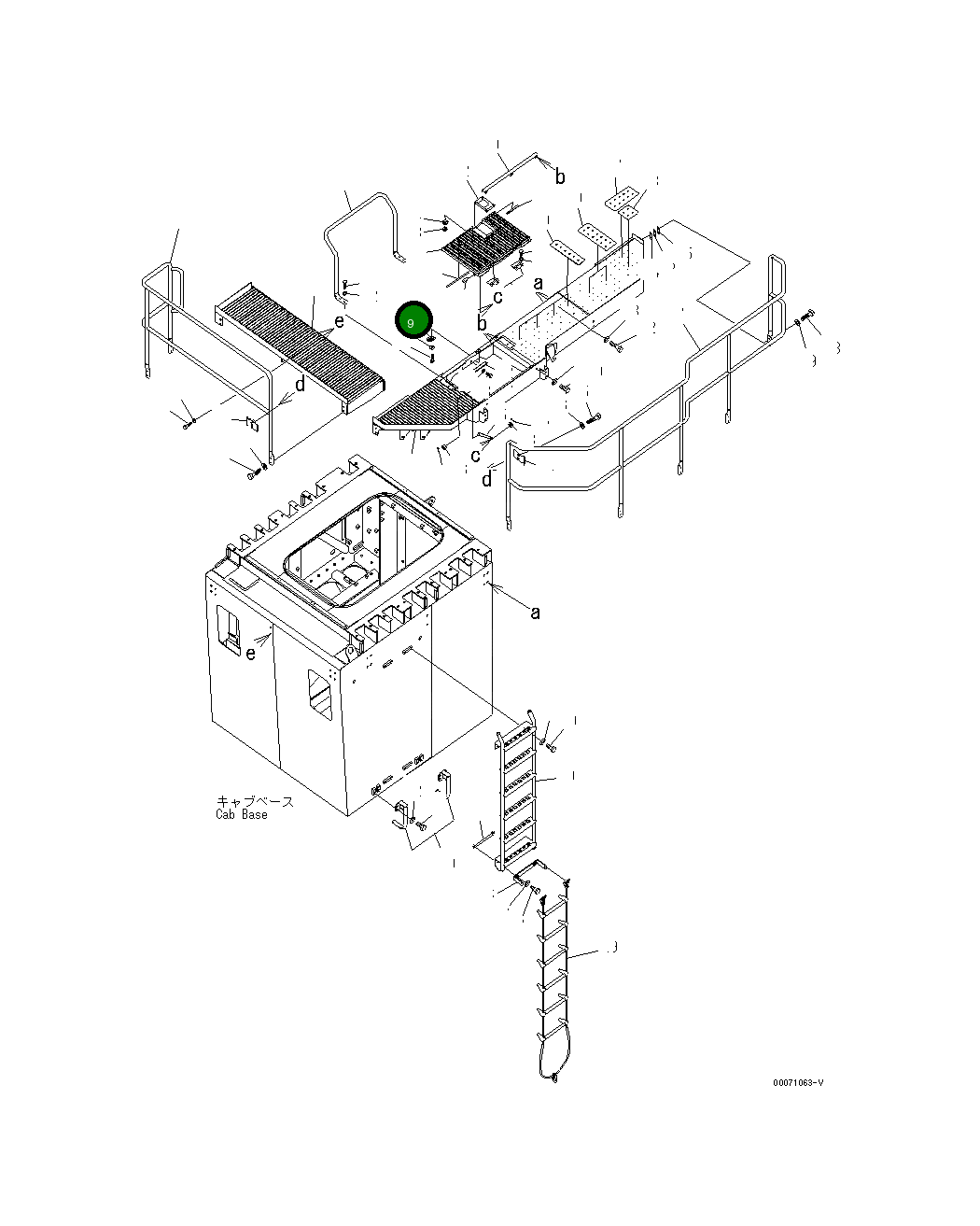 Кронштейн 21T-54-37731 Komatsu