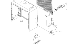 Кронштейн 41E-U43-1130 Komatsu